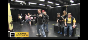 CTA Special Actors rehearse for their performance of Grease during a KDKA CBS news story